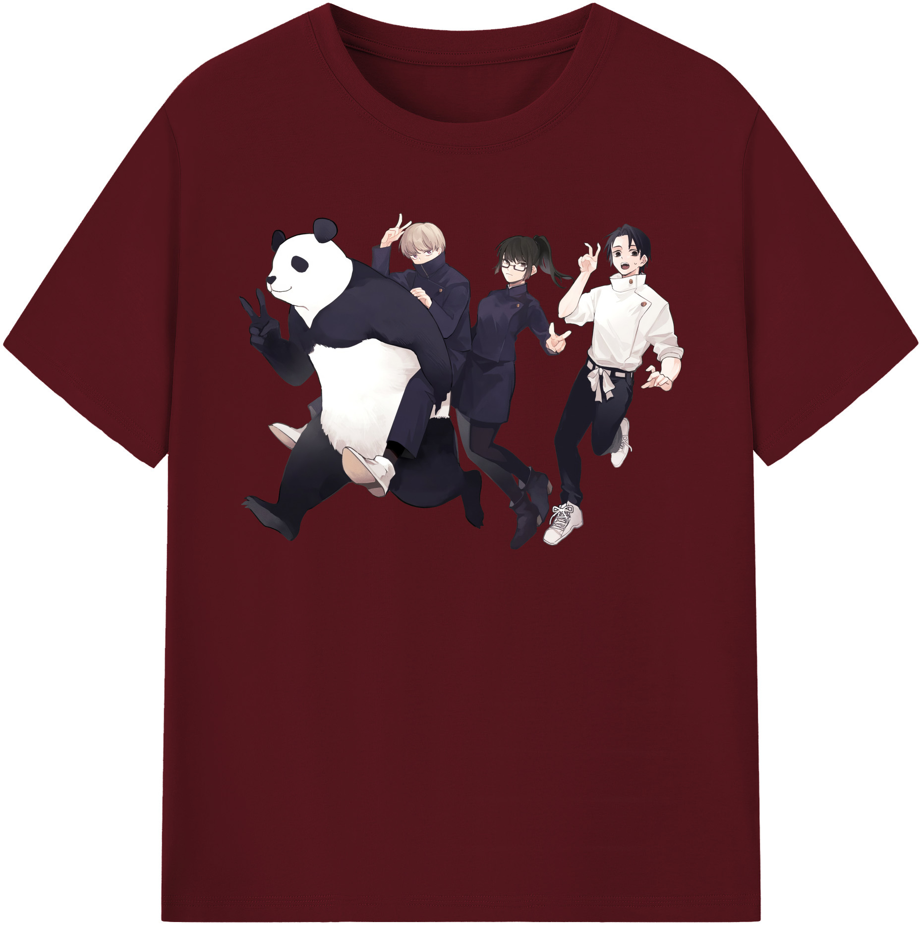 （画像用） 呪術廻戦 Jujutsu Kaisen 綿100％半袖Tシャツ（フロントプリント）